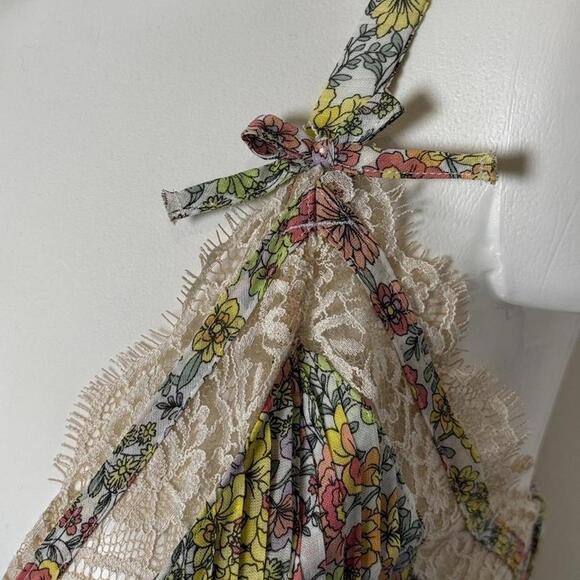 For Love & Lemons multicoloured floral lace bralette Size S - Picture 4 of 5